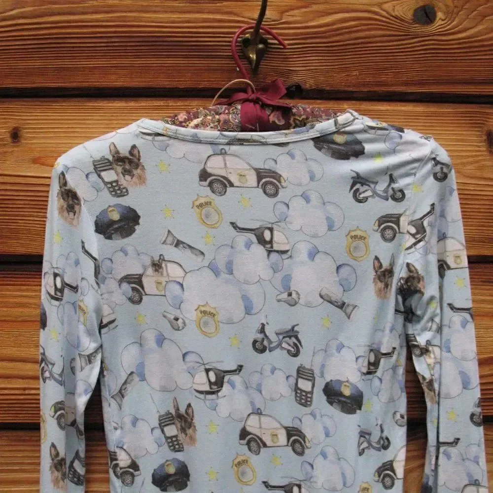 Posh Peanut Hero Law Enforcement K9 Dog Pajamas Two Piece 12